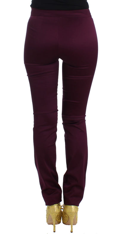 Purple slim fit pants