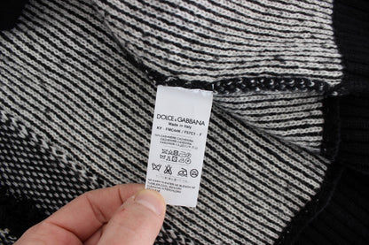 Gray Knitted Cashmere Cardigan