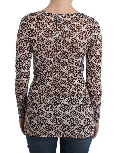 Brown longsleeved lace top