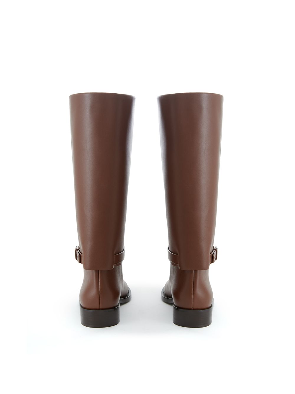 burberry tobacco Buckle Embellished Leather Tobacco Boots – Finds Sample Sale