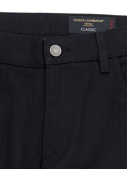 Black Classic Denim Jeans
