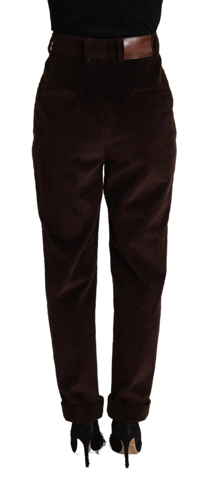 Bordeaux Corduroy Cotton Trouser Tapered Pants