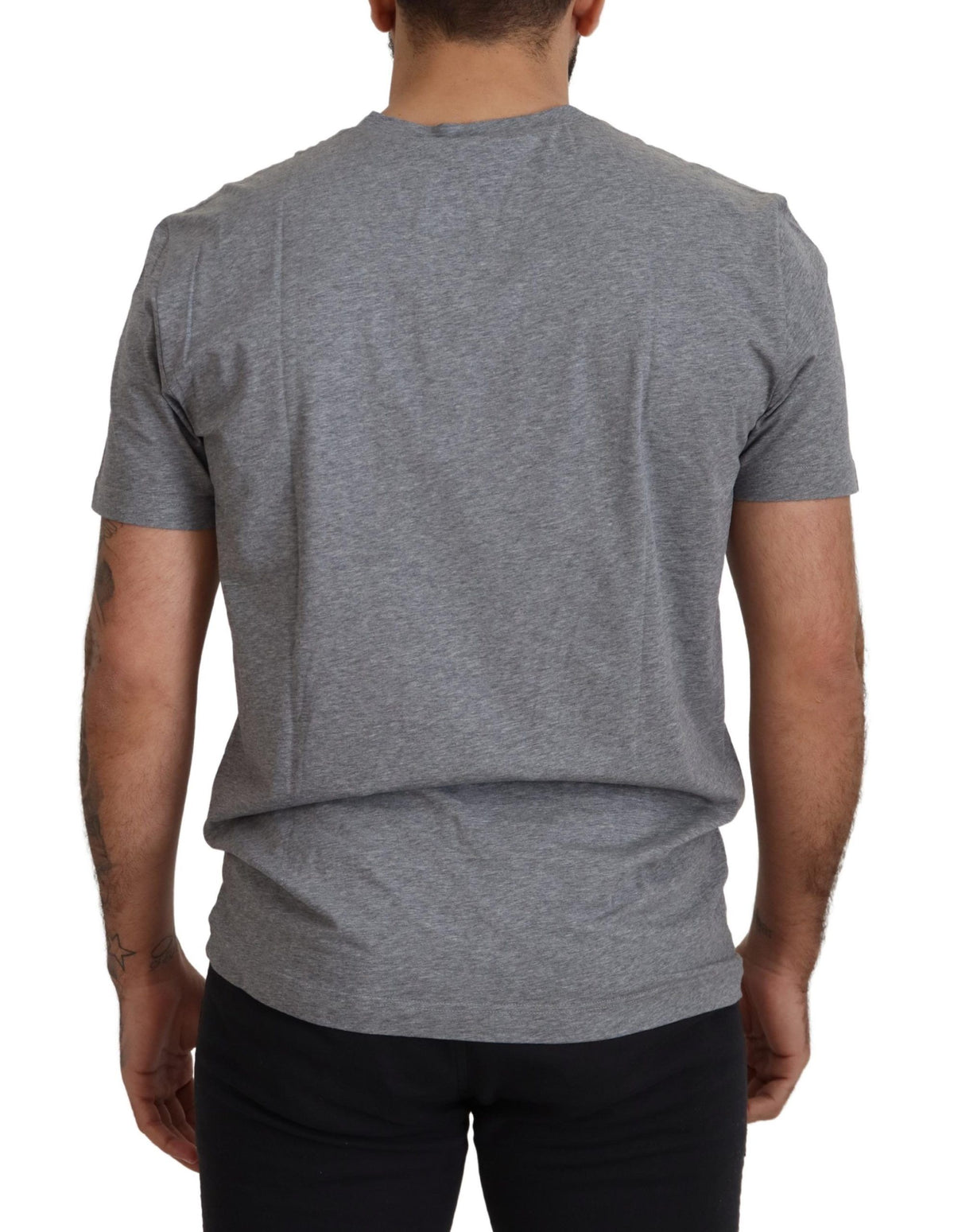 Gray D&G YES! THANKS! Crewneck Cotton T-shirt – Finds Sample Sale