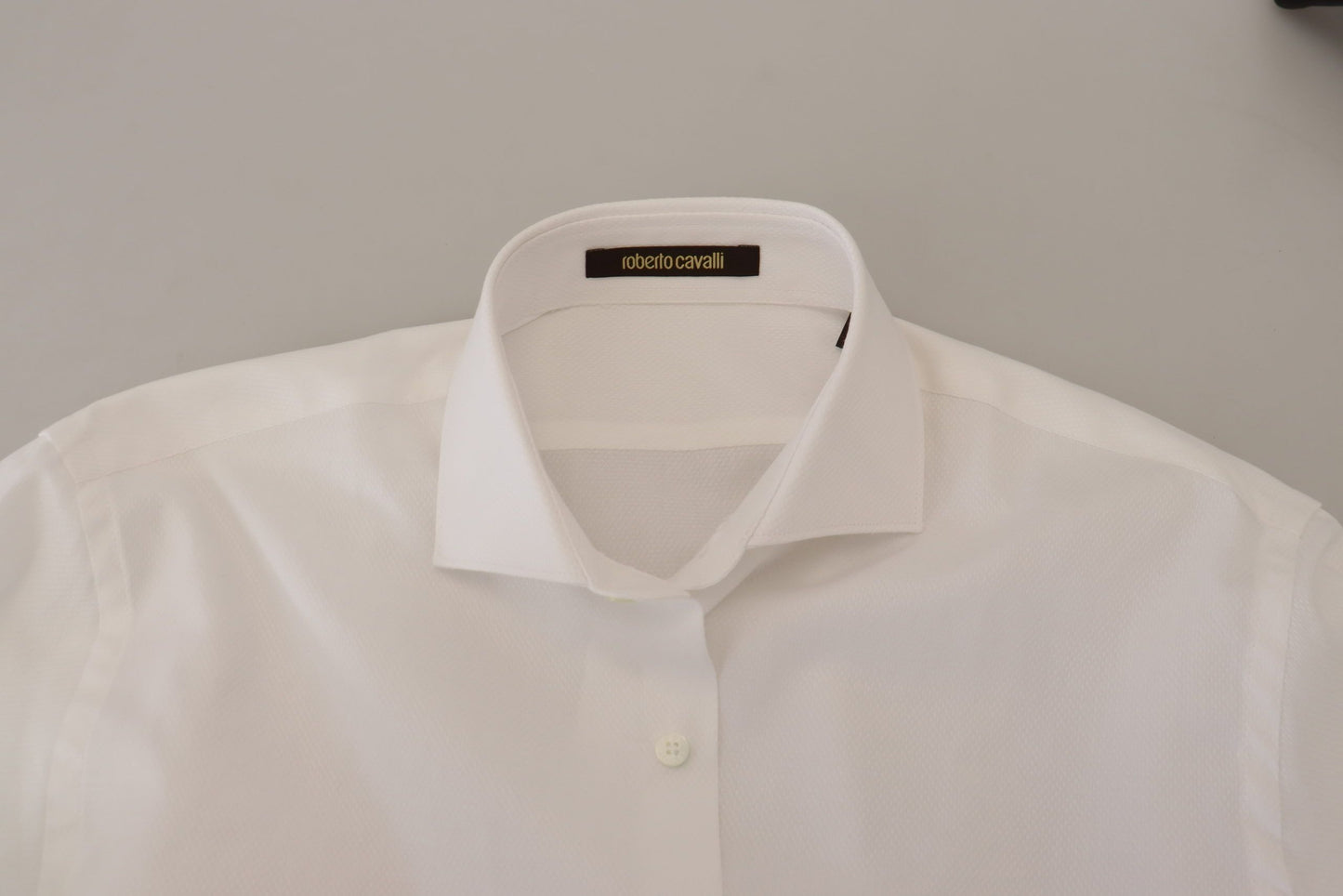 White Cotton Formal Dress Slim Fit Shirt
