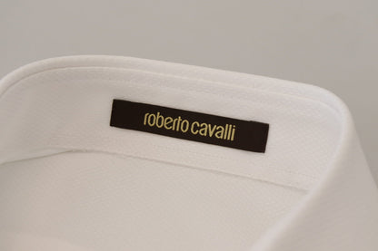 White Cotton Formal Dress Slim Fit Shirt