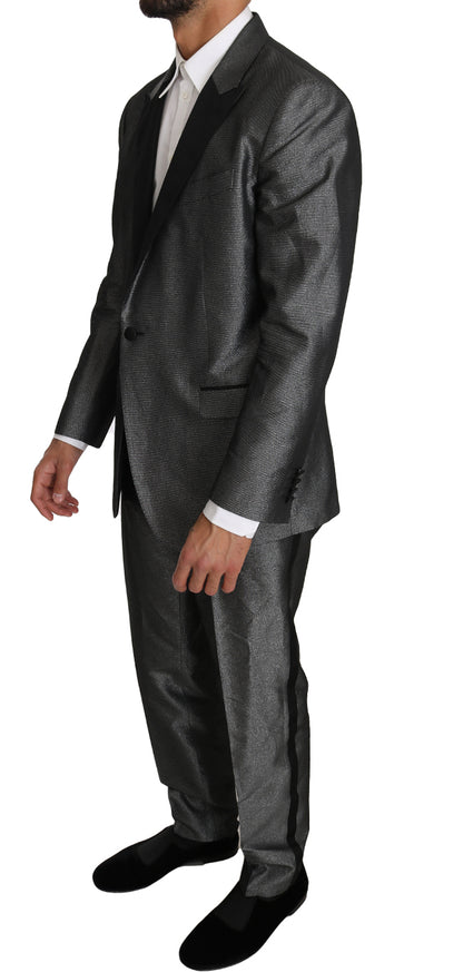 Gray Patterned MARTINI 2 Piece Suit