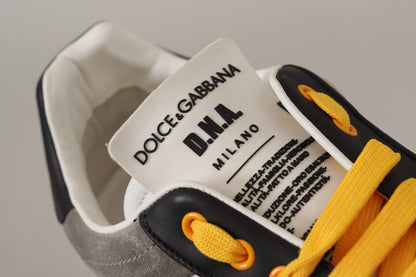 Yellow Suede Miami Sneakers Leather Shoes
