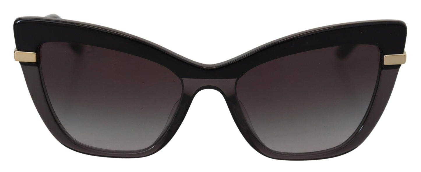 Black Cat Eye Full Rim Acetate DG4374F Sunglasses