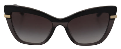 Black Cat Eye Full Rim Acetate DG4374F Sunglasses