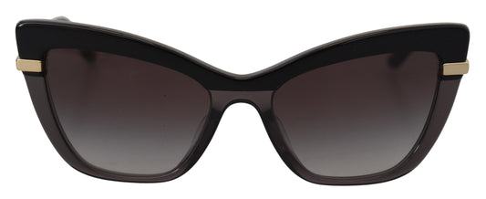 Black Cat Eye Full Rim Acetate DG4374F Sunglasses