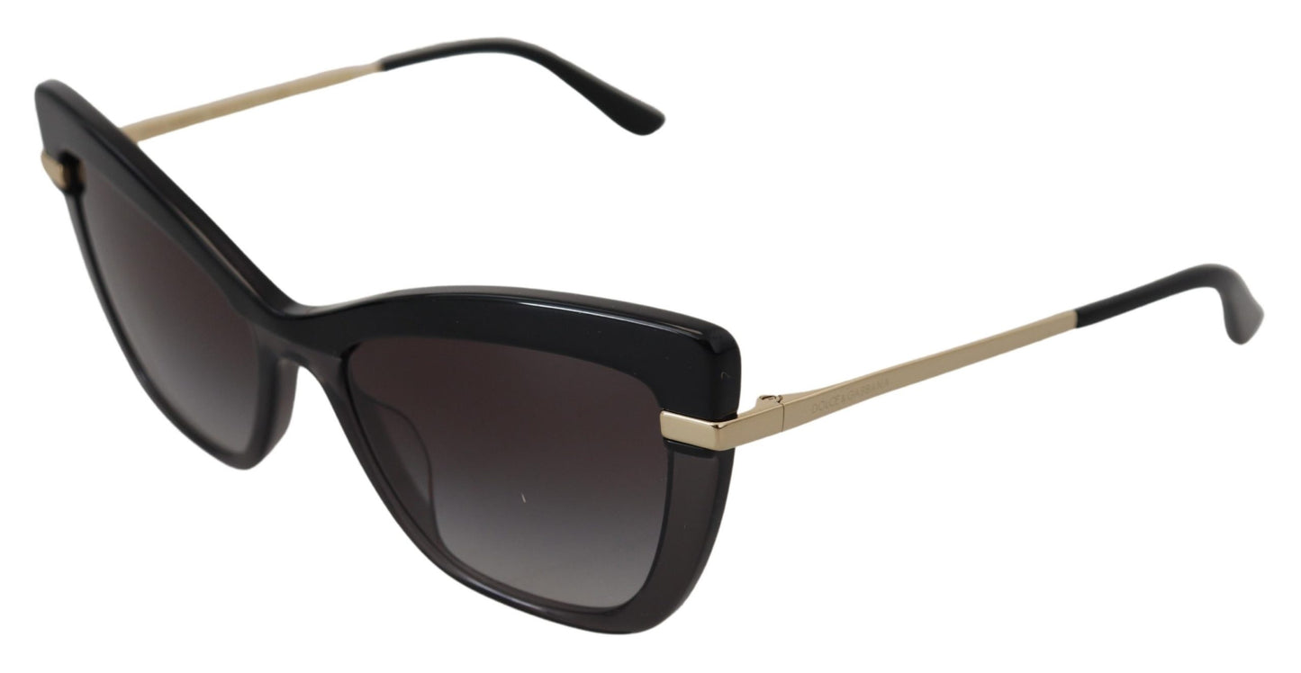 Black Cat Eye Full Rim Acetate DG4374F Sunglasses
