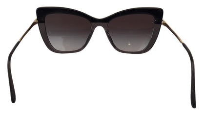 Black Cat Eye Full Rim Acetate DG4374F Sunglasses
