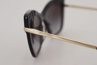 Black Cat Eye Full Rim Acetate DG4374F Sunglasses