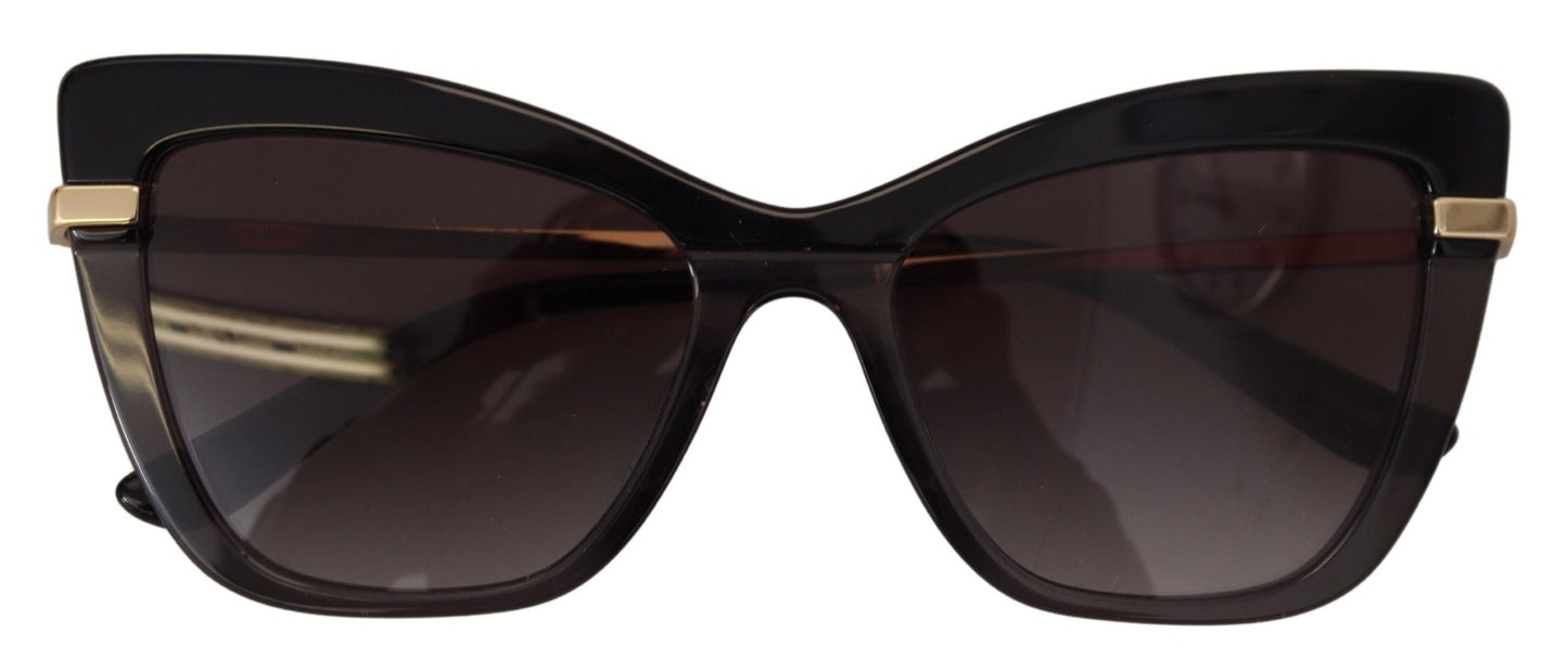 Black Cat Eye Full Rim Acetate DG4374F Sunglasses