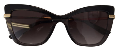 Black Cat Eye Full Rim Acetate DG4374F Sunglasses