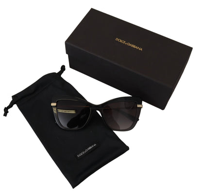 Black Cat Eye Full Rim Acetate DG4374F Sunglasses