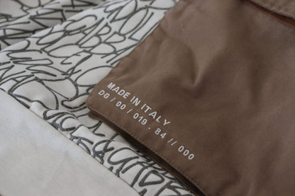 Beige Cotton Hooded Pullover Pocket Sweater