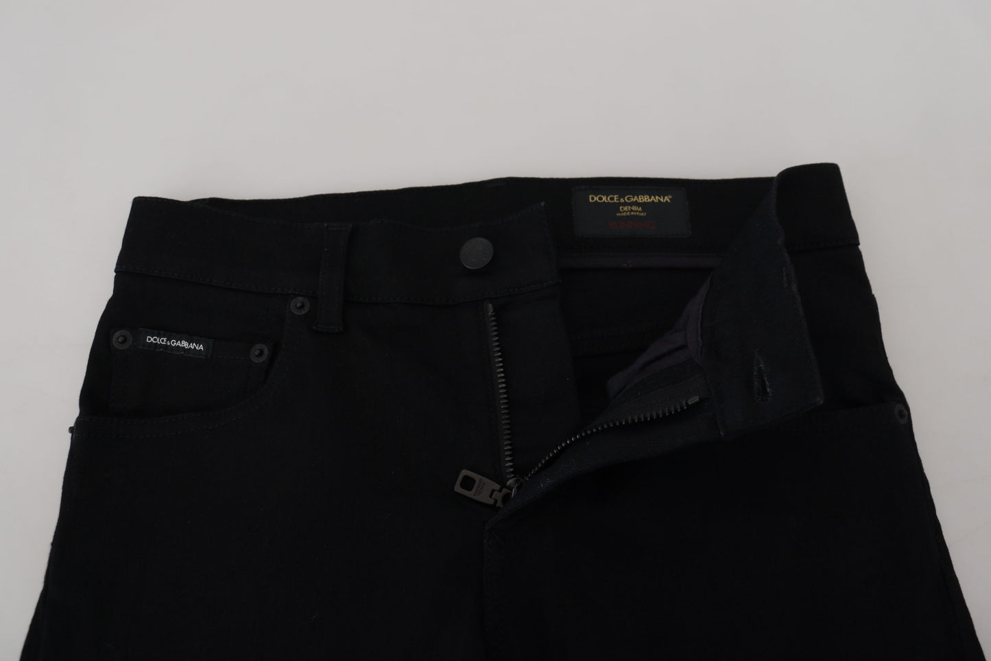 Black Cotton Skinny Men Denim Jeans