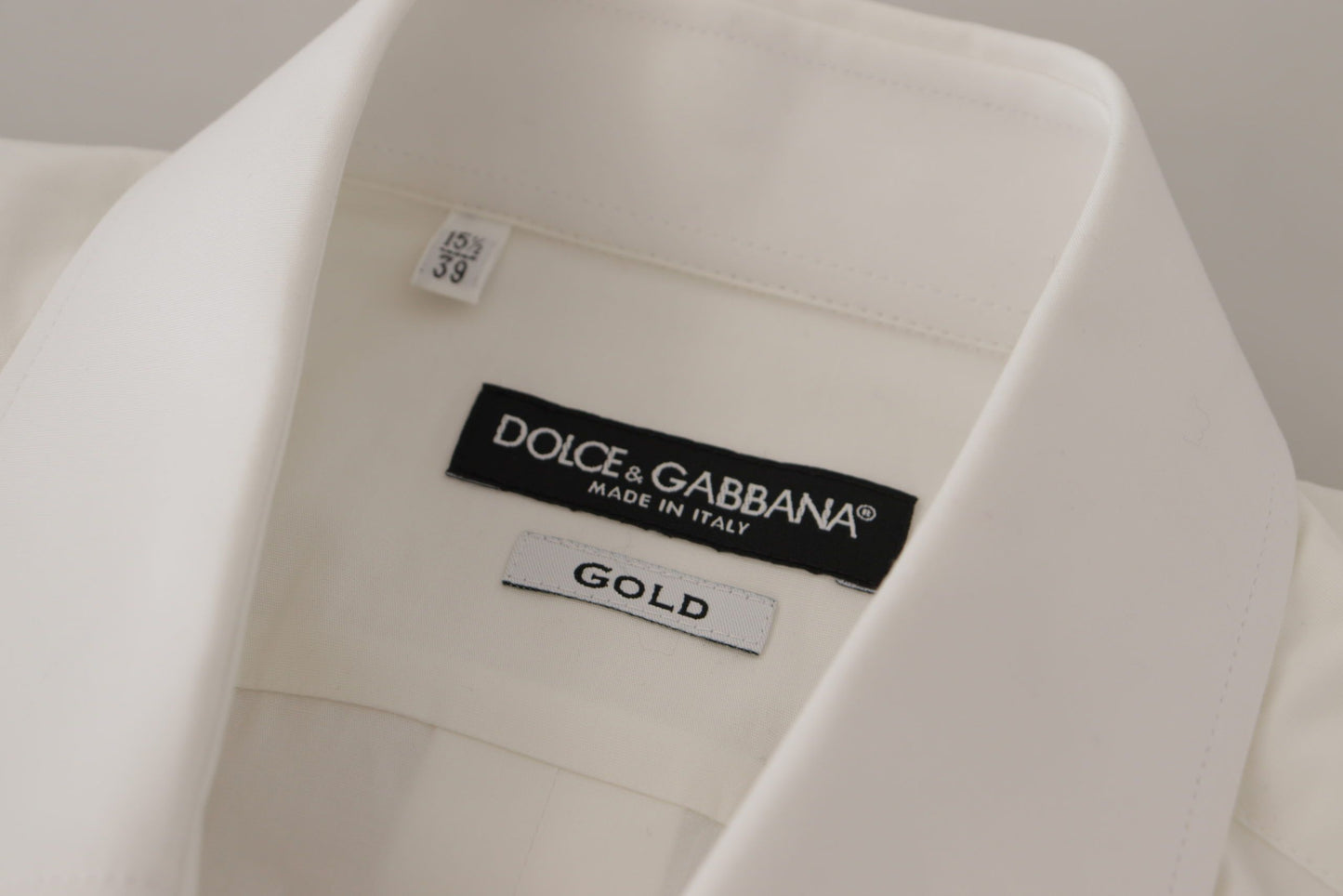 White Cotton Stretch Formal Dress Shirt