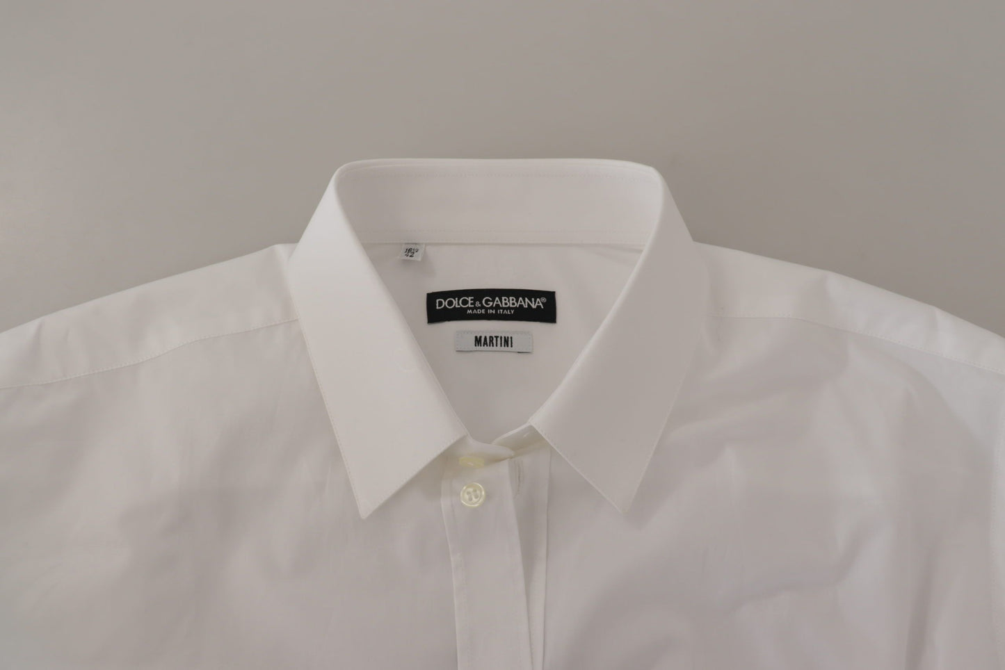 White Cotton Dress Formal MARTINI Shirt