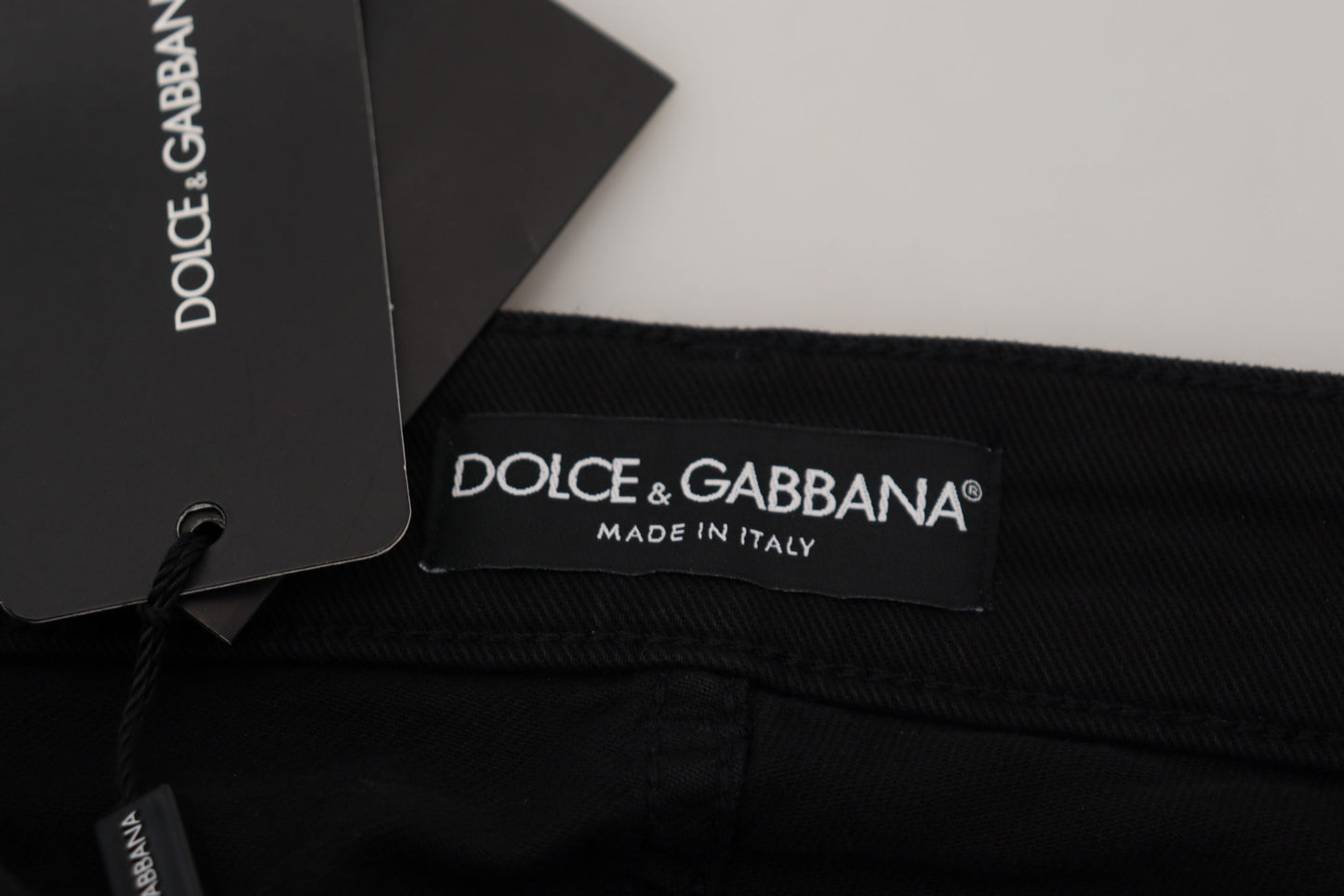 Black Cotton Skinny Mid Waist Denim Jeans