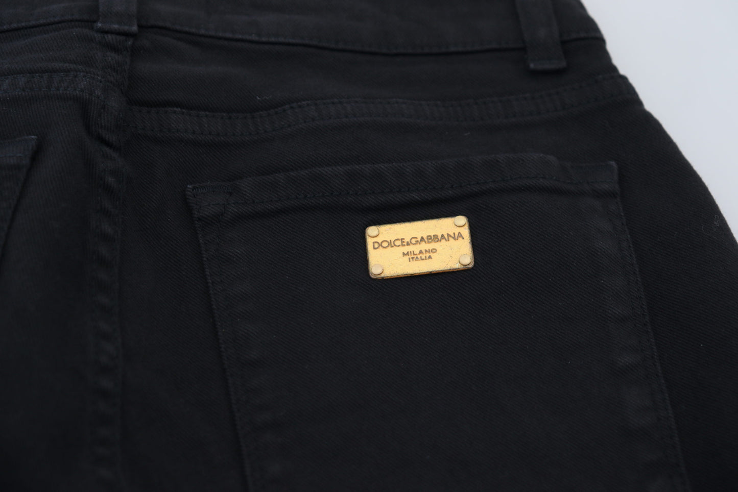 Black Cotton Skinny Women Denim Jeans
