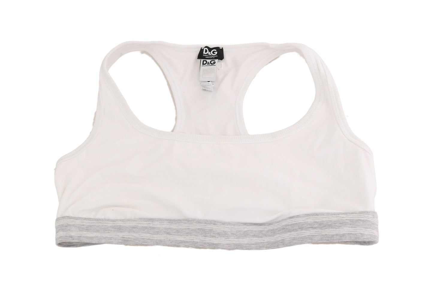 White Cotton Sport Stretch Bra Underwear
