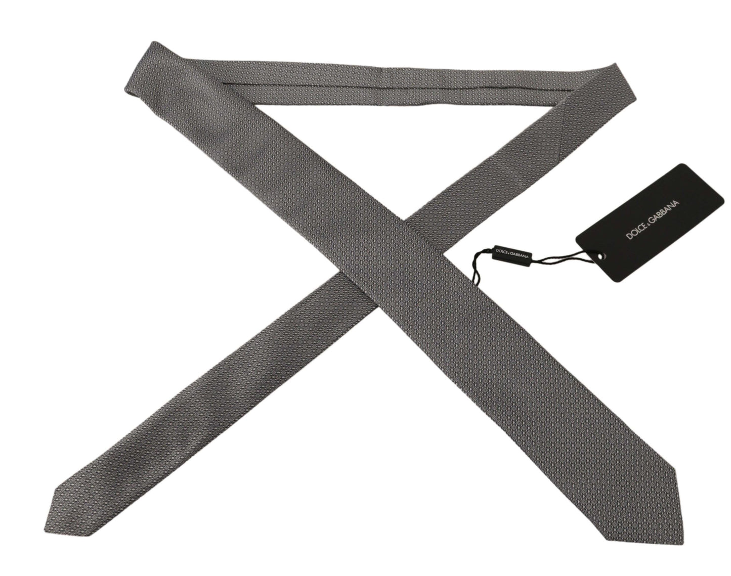 White Black Fantasy Pattern Accessory Necktie