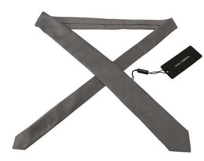 White Black Fantasy Pattern Accessory Necktie