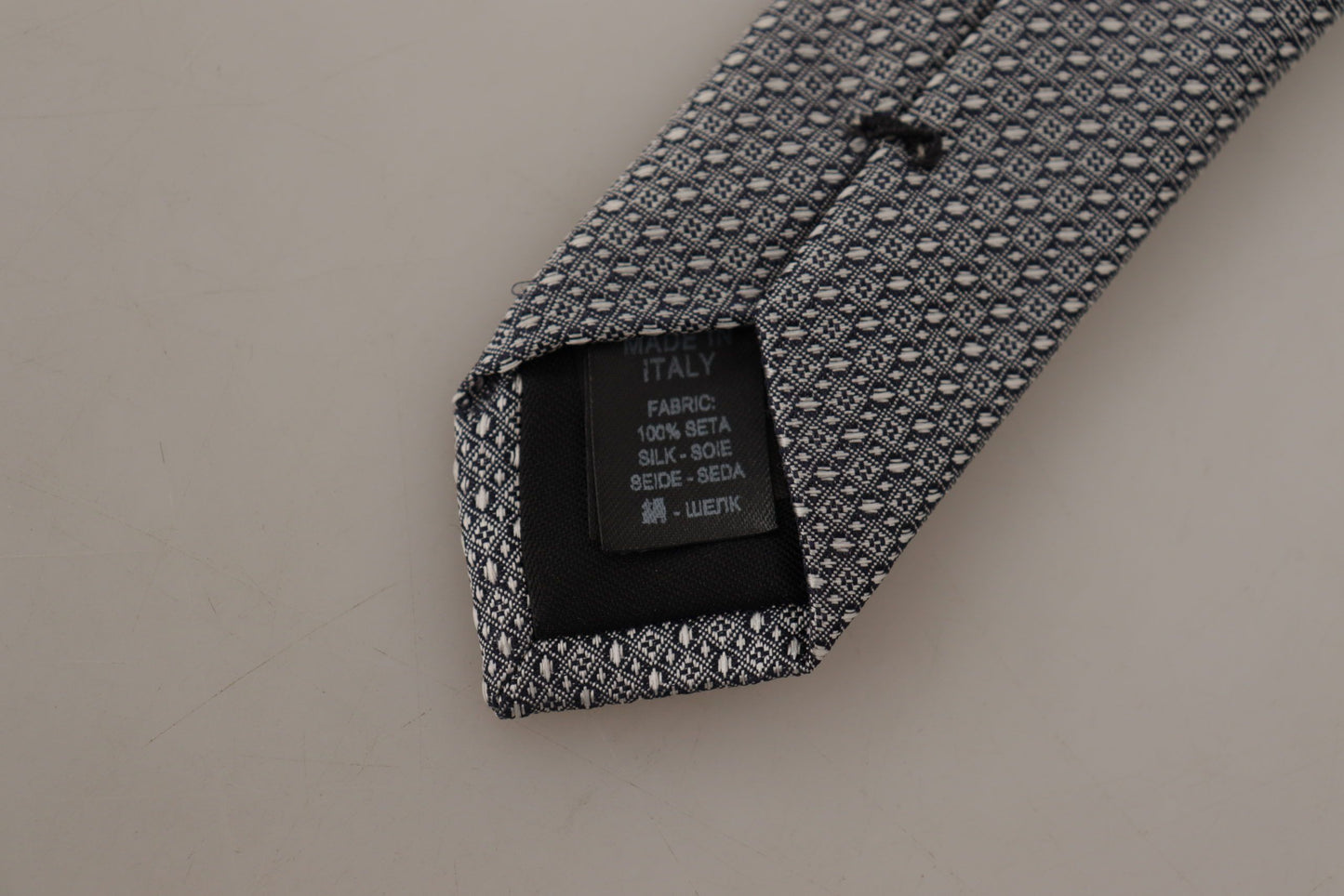 White Black Fantasy Pattern Accessory Necktie