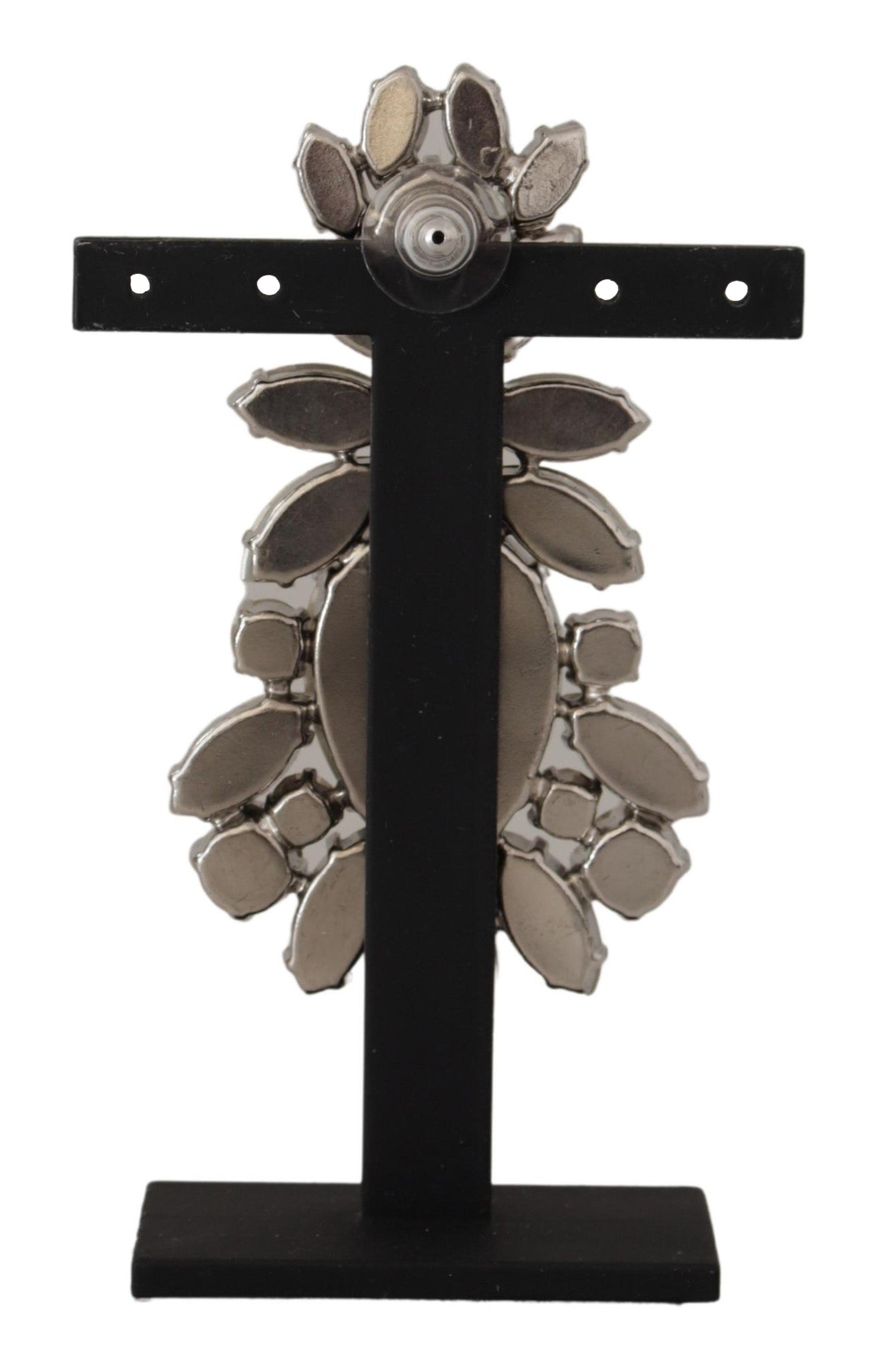 White Large Baroque Crystal Women Brooch