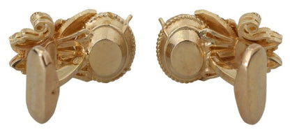 925 Sterling Silver Pink Crystal Men Cufflinks