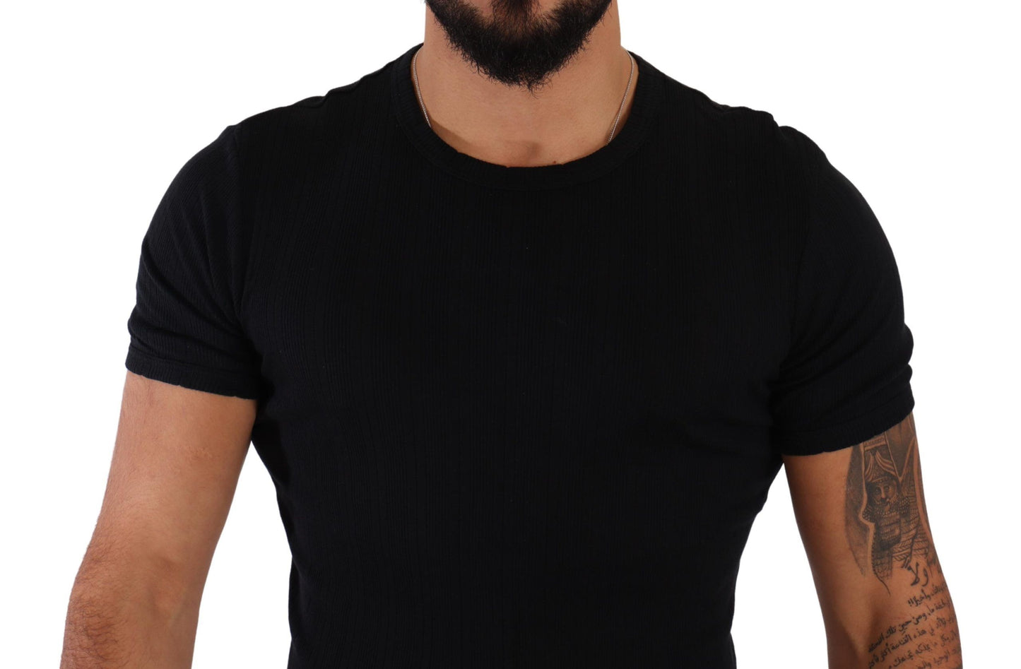 Black Cotton Stretch T-shirt Underwear