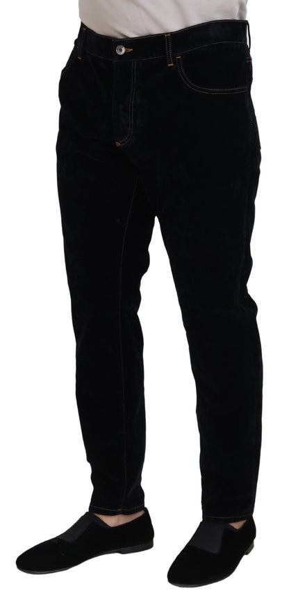 Black Cotton Slim Fit Casual Denim Jeans