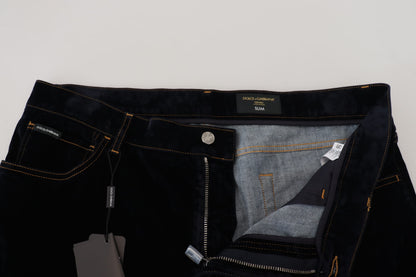 Black Cotton Slim Fit Casual Denim Jeans