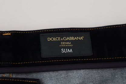 Black Cotton Slim Fit Casual Denim Jeans