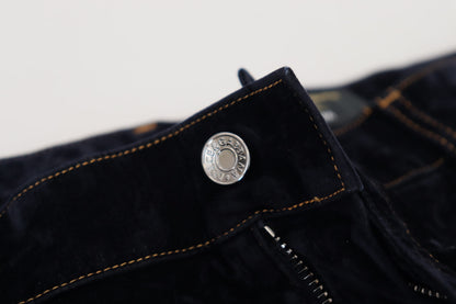 Black Cotton Slim Fit Casual Denim Jeans