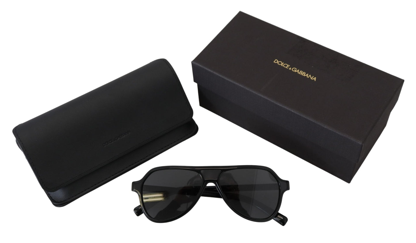 Black Aviator Authentic Full Rim DG4355 F Sunglasses