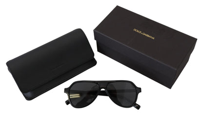 Black Aviator Authentic Full Rim DG4355 F Sunglasses