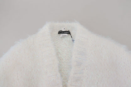 White Long Sleeves Fringes Cardigan Jacket