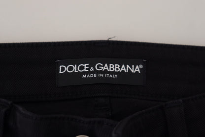 Black Cotton Skinny Women Denim Jeans