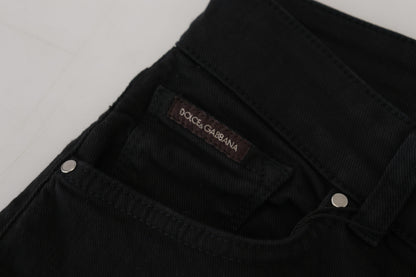 Black Cotton Skinny Women Denim Jeans