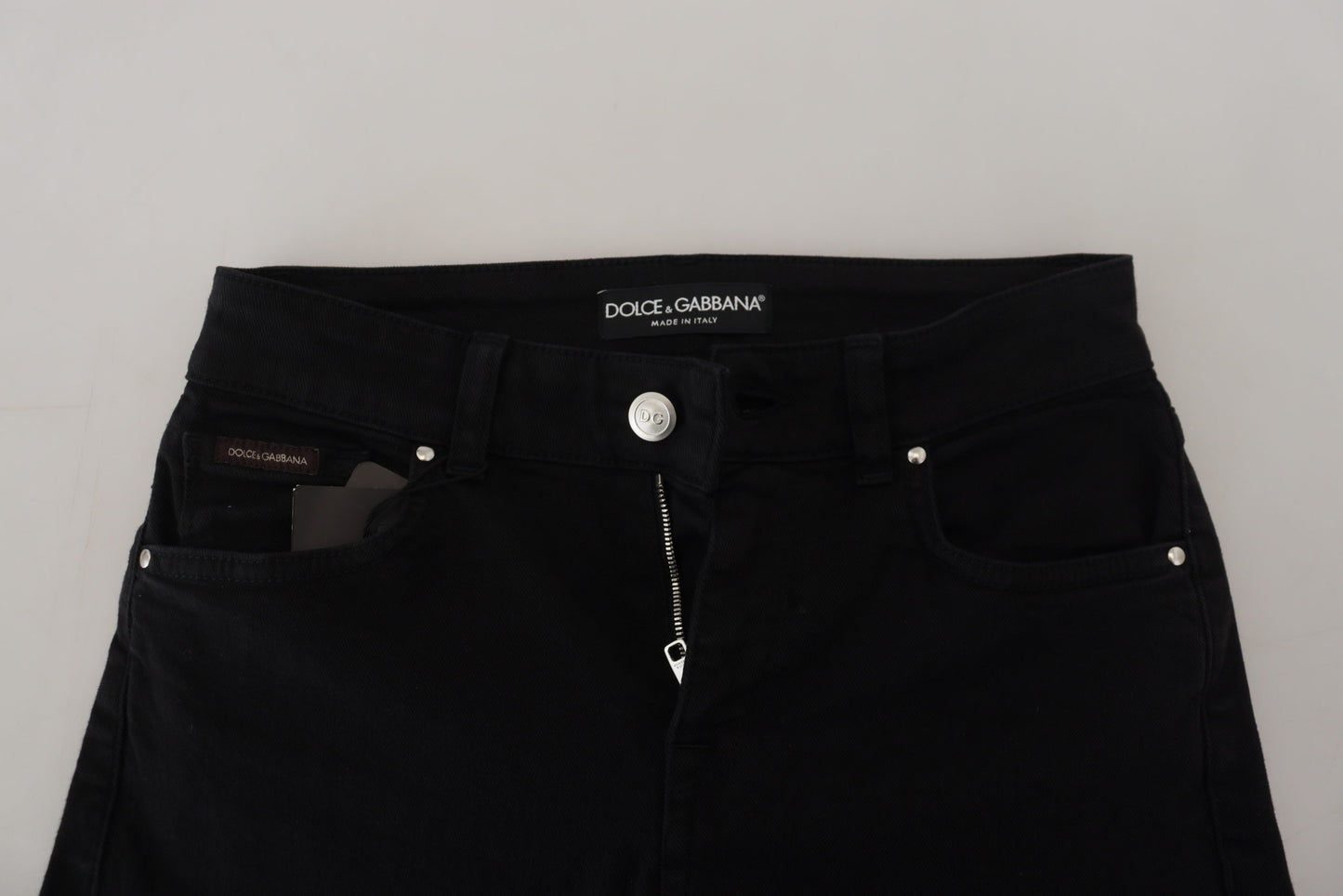 Black Cotton Skinny Women Denim Jeans