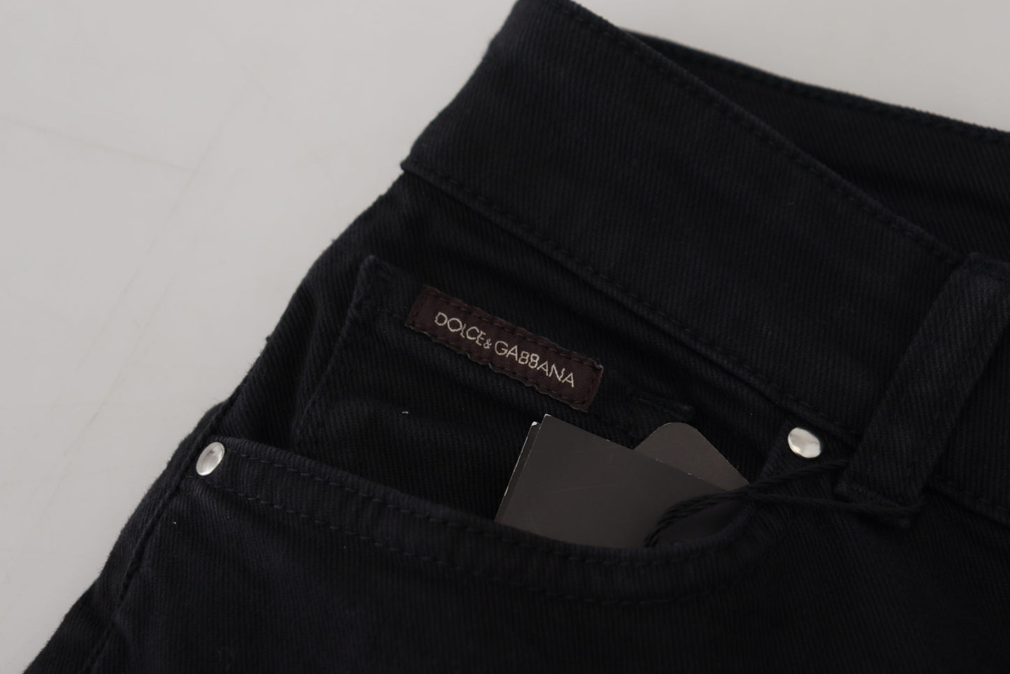 Black Cotton Skinny Women Denim Jeans