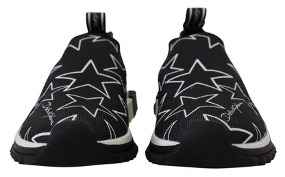 White Black Logo Stars Sneakers Sorrento Shoes
