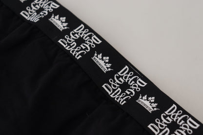 Black Cotton Stretch Midi Brief Underwear