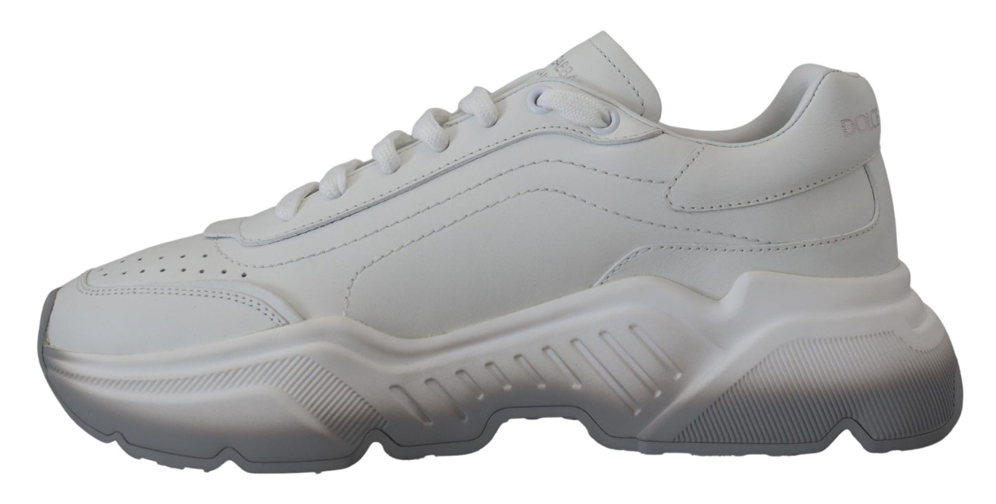 White Leather Daymaster Womens Sneakers Shoes
