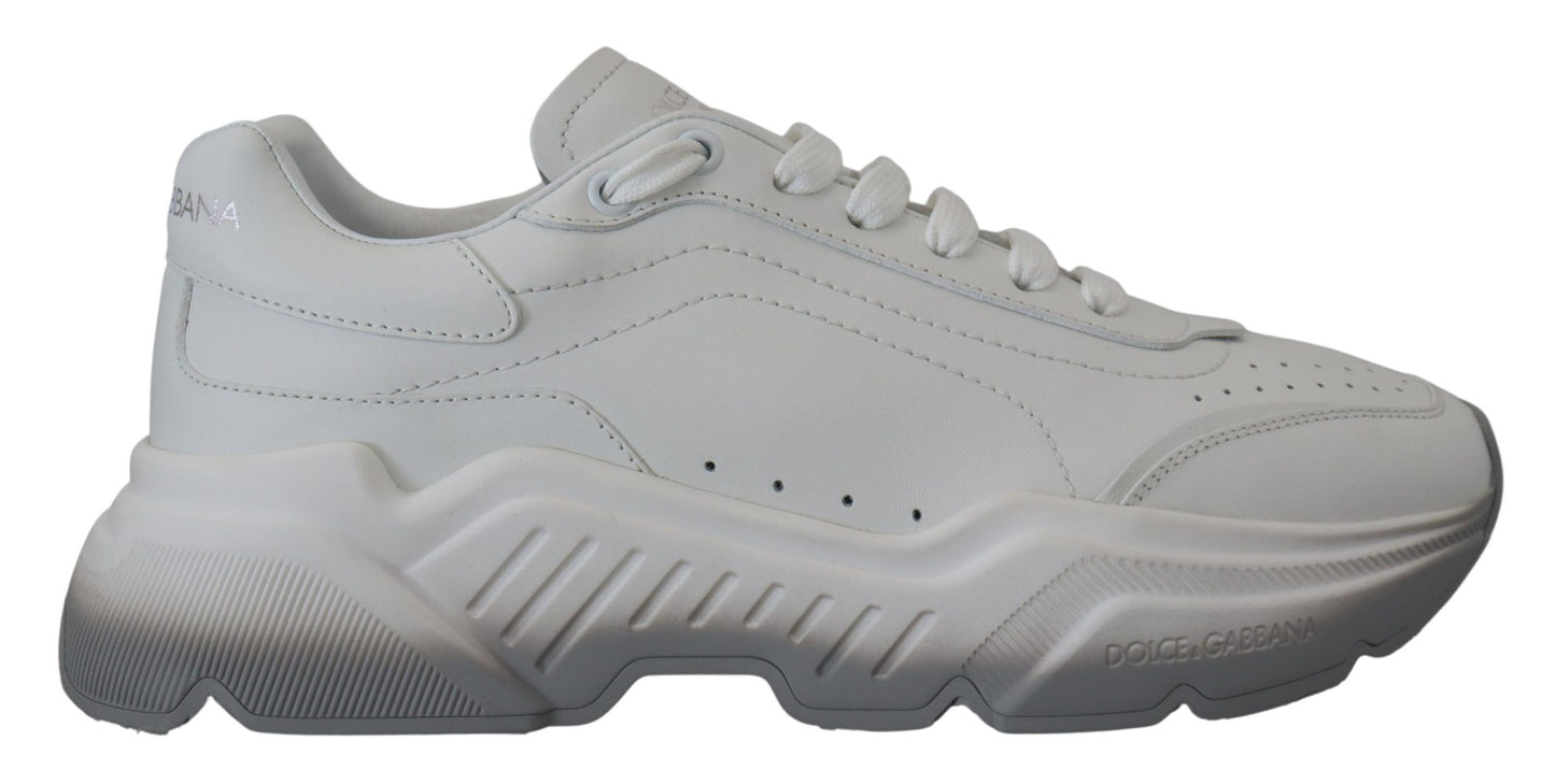 White Leather Daymaster Womens Sneakers Shoes