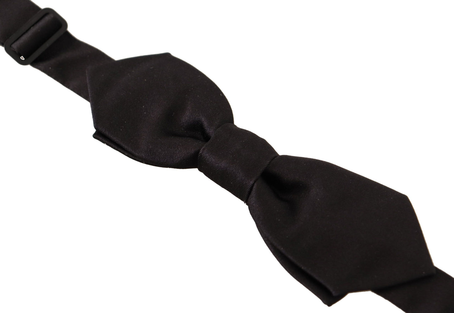 Black 100% Silk Adjustable Neck Papillon Tie