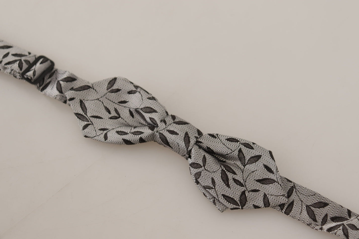 Black 100% Silk Adjustable Neck Papillon Tie